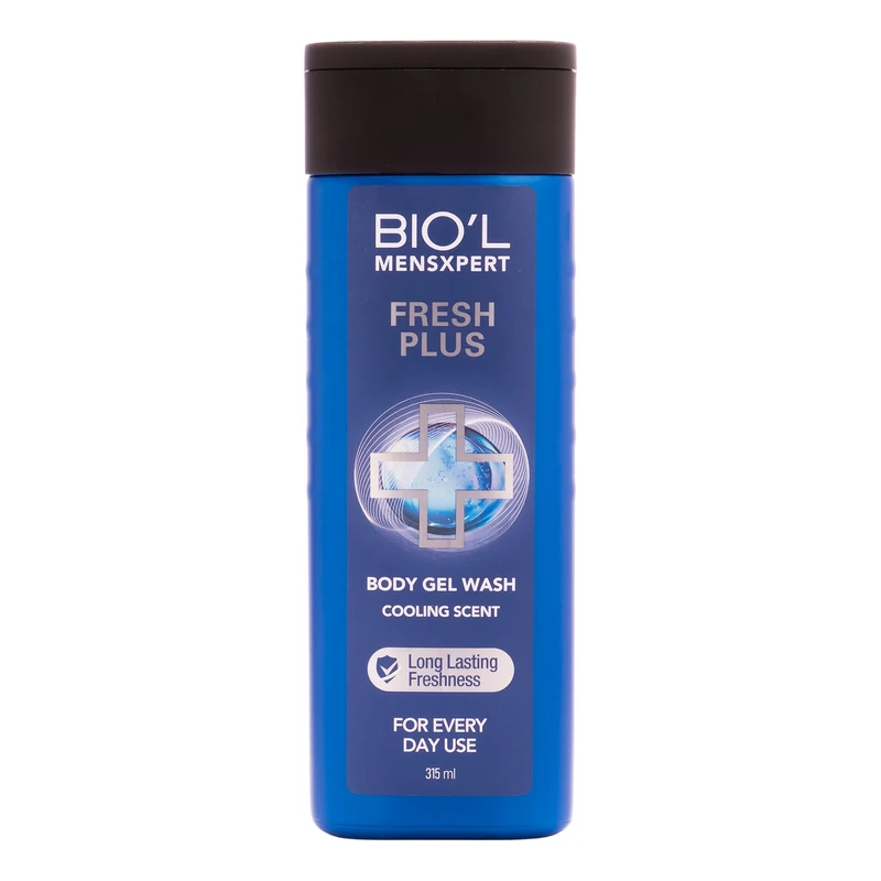 شامپو بدن بیول مدل Fresh Plus با رایحه خنک مناسب برای انواع پوست حجم 315 میلی لیتر