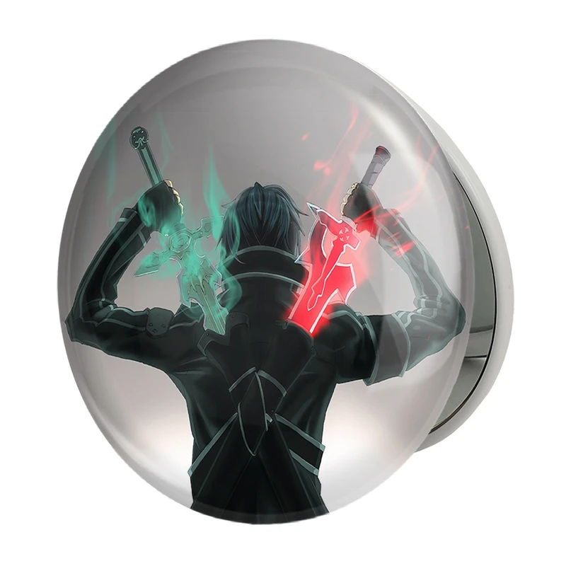 آینه جیبی خندالو طرح انیمه هنر شمشیر زنی آنلاین مدل تاشو کد 10131 