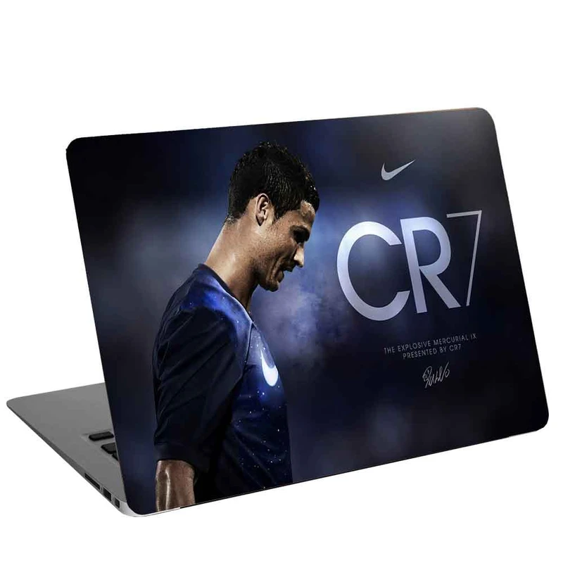 استیکر لپ تاپ طرح cristiano ronaldo کد cl-183 مناسب برای لپ تاپ 15.6 اینچ