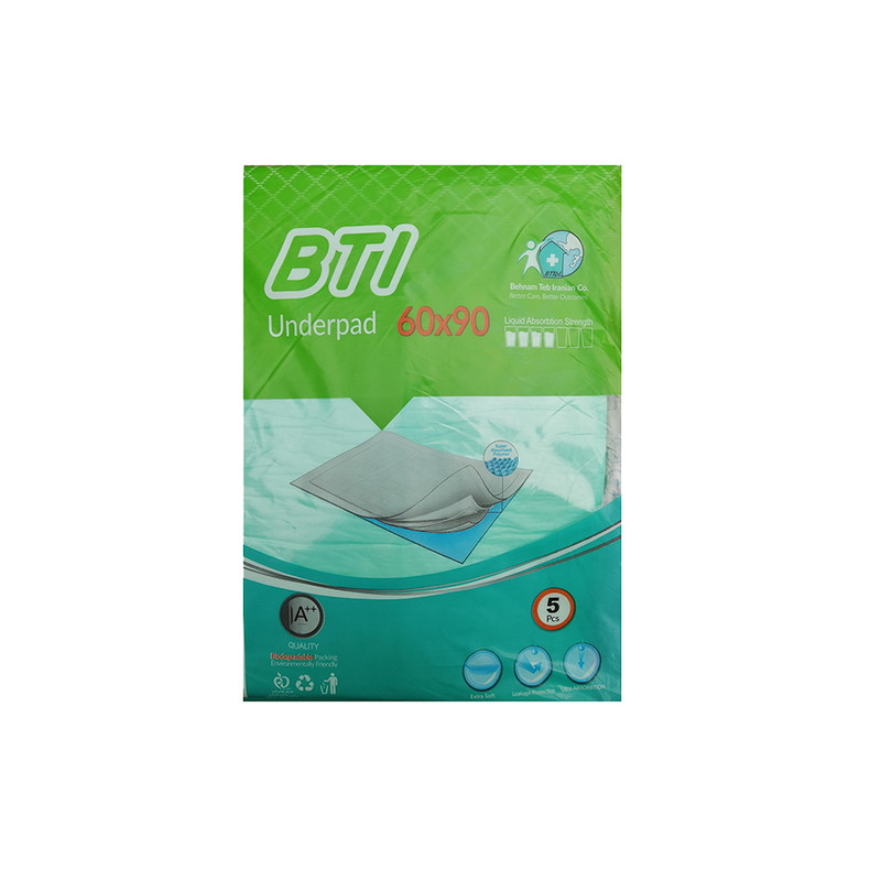 پد زیرانداز بیمار بی تی آی مدل 60905 مجموعه 2 عددی