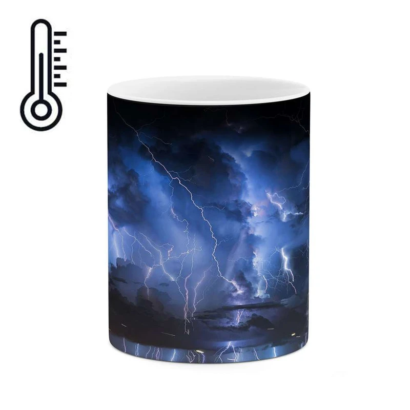 ماگ حرارتی کاکتی مدل رعد و برق کد  mgh12584