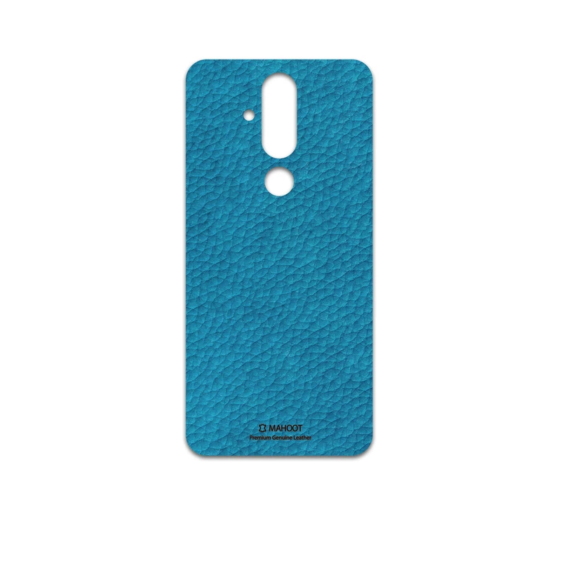 برچسب پوششی ماهوت مدل Blue-Leather مناسب برای گوشی موبایل نوکیا X71