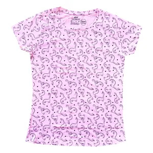 تی شرت آستین کوتاه زنانه اچ اند ام مدل دایناسور