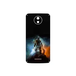 MAHOOT Skyrim Game Series Cover Sticker for Motorola Moto C Plus