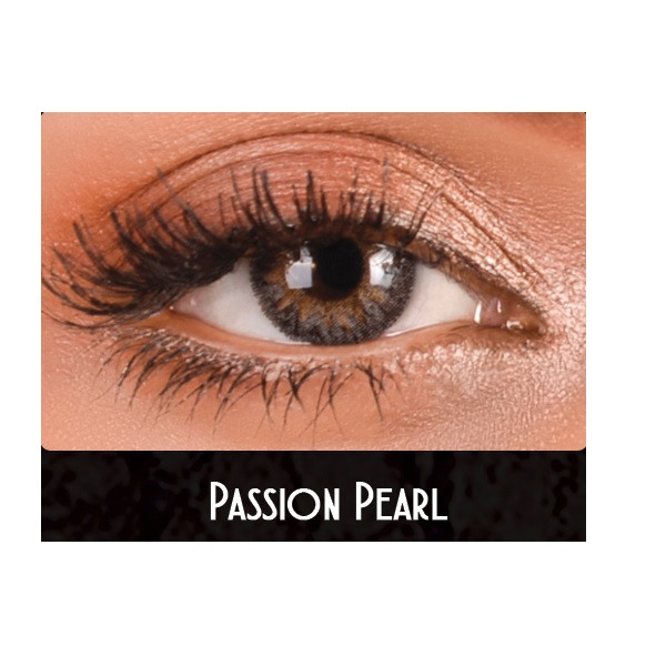 لنز چشم فنتسی مدل ملو رنگ طوسی عسلی روشن