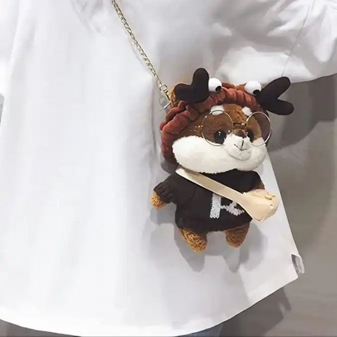 کیف دوشی بچگانه مدل عروسکی پنج تکه