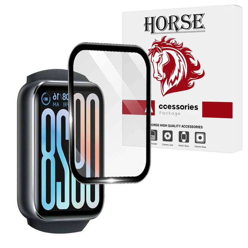 محافظ صفحه نمایش هورس مدل HWPM مناسب برای ساعت هوشمند شیائومی Smart Band 9 Pro