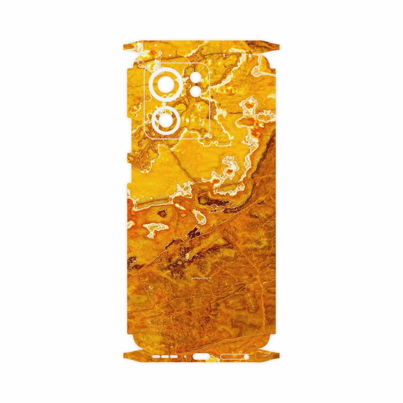 برچسب پوششی ماهوت مدل Gold Marble-FullSkin مناسب برای گوشی موبایل موتورولا Edge 40