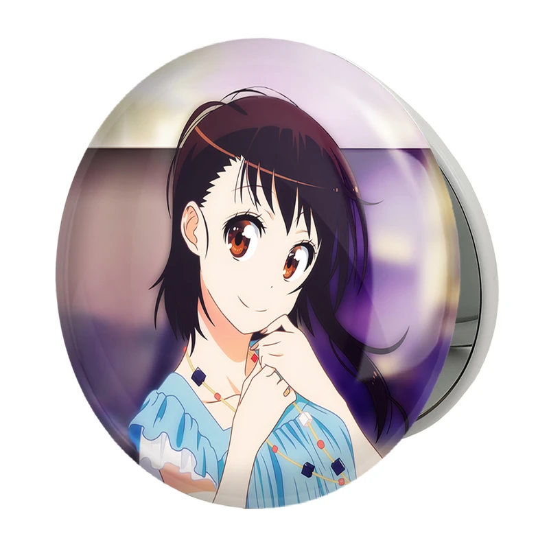 آینه جیبی خندالو طرح اونودرا انیمه عشق دروغین مدل تاشو کد 17188 