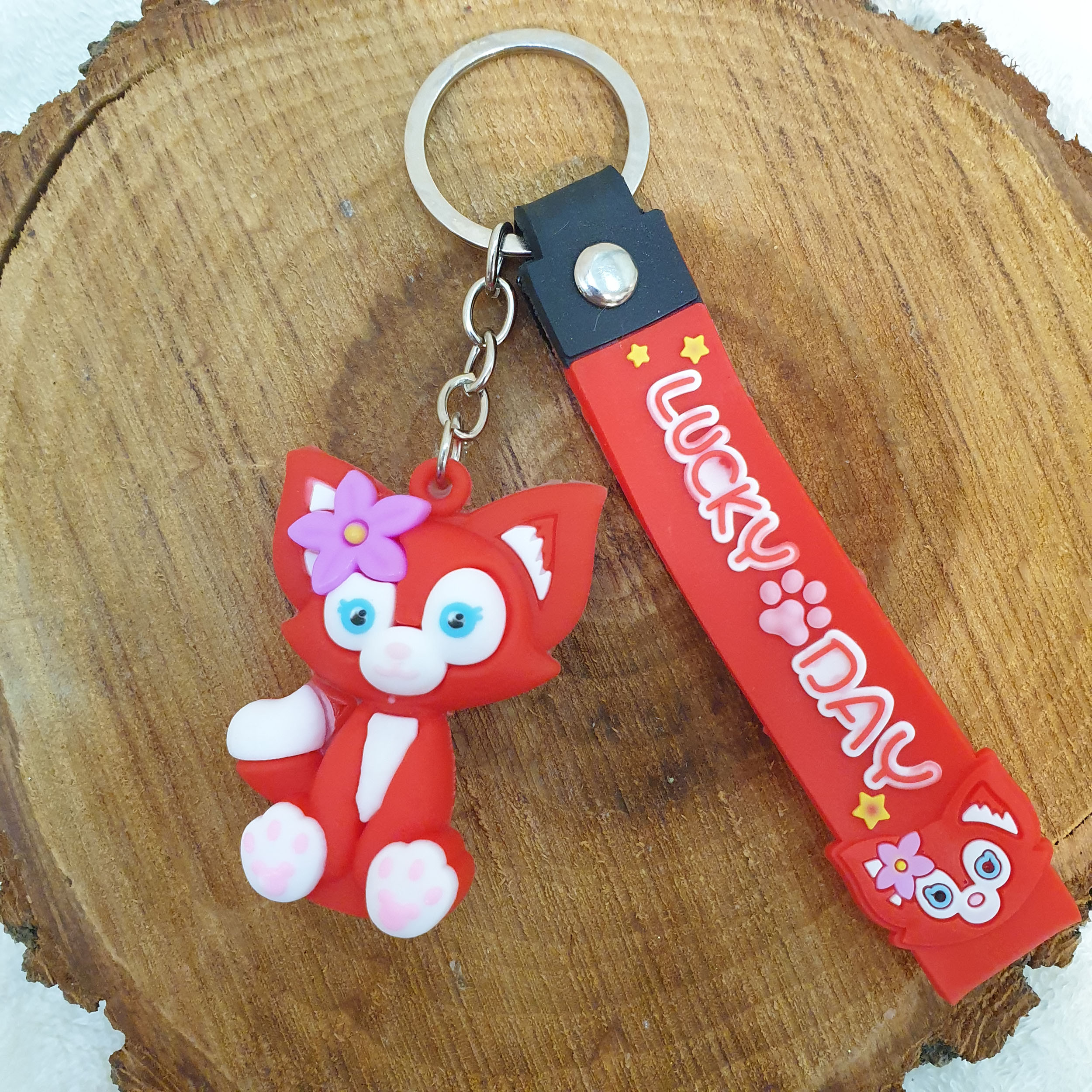 جاکلیدی مدل سیلیکونی طرح گربه گل به سر کد DB20 جاکلیدی مدل سیلیکونی طرح گربه گل به سر کد DB20