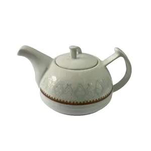 قوری توس چینی مدل کف پهن کد SM14