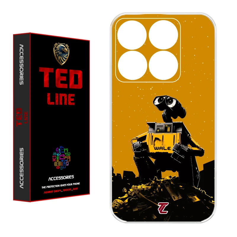 کاور تد لاین طرح ربات والی کد 1133 مناسب برای گوشی موبایل شیائومی Mi 14T / 14T Pro