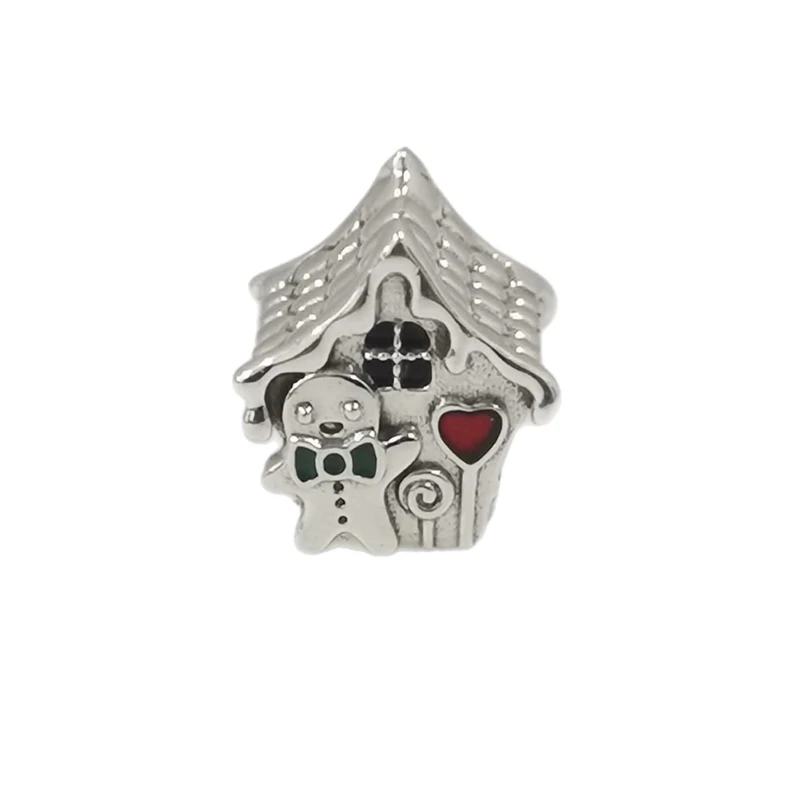 آویز گردنبند نقره زنانه پاندورا مدل Gingerbread house 65252