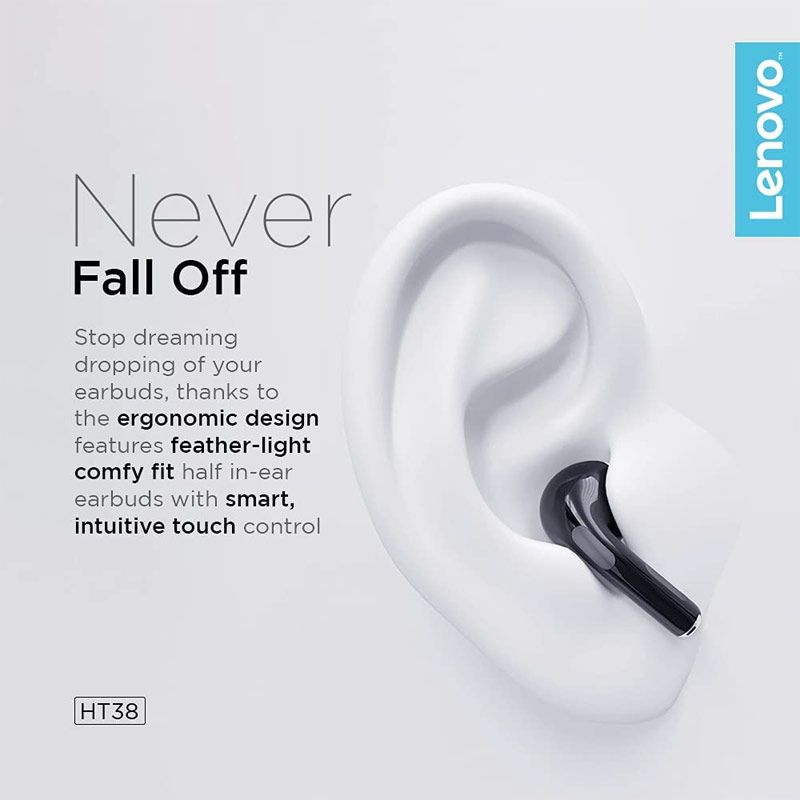 هدفون بلوتوثی لنوو مدل SAE True Wrphones HT38 -  - 18