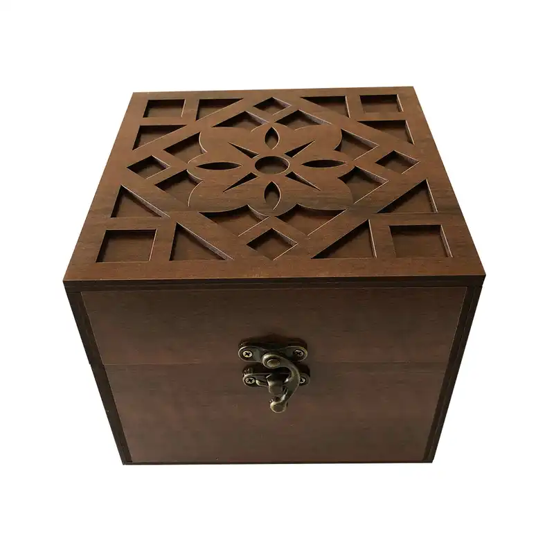 جعبه هدیه چوبی مدل j107