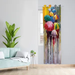 پرده طرح چتر مدل مخمل پانچی کد  L 221 Z سایز 140x200 سانتی متر