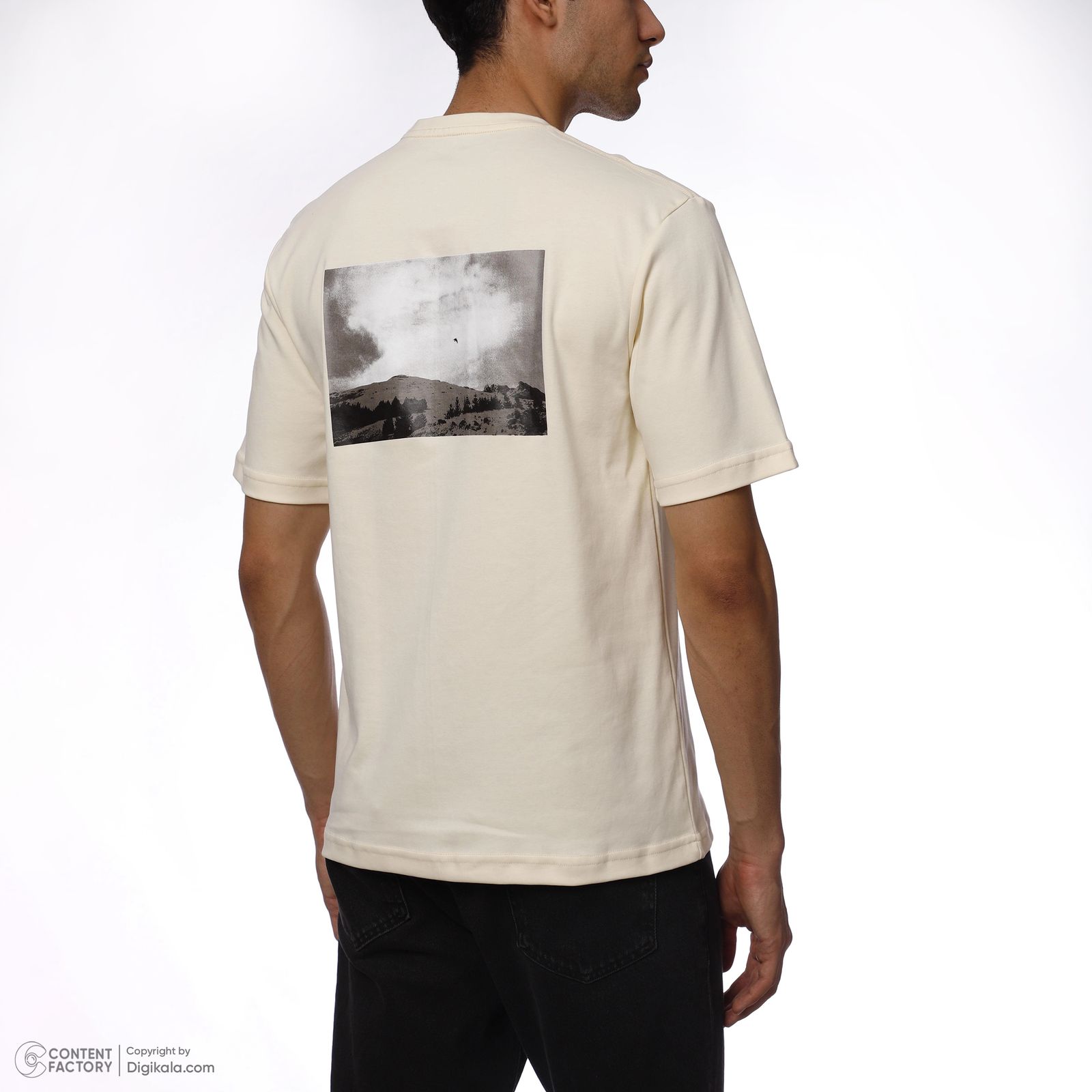 تی شرت آستین کوتاه مردانه ناربن مدل طبیعت -  - 4