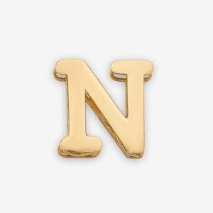 آویز گردنبند طلا 18 عیار زنانه گالری طلای مهرسین طرح حرف N