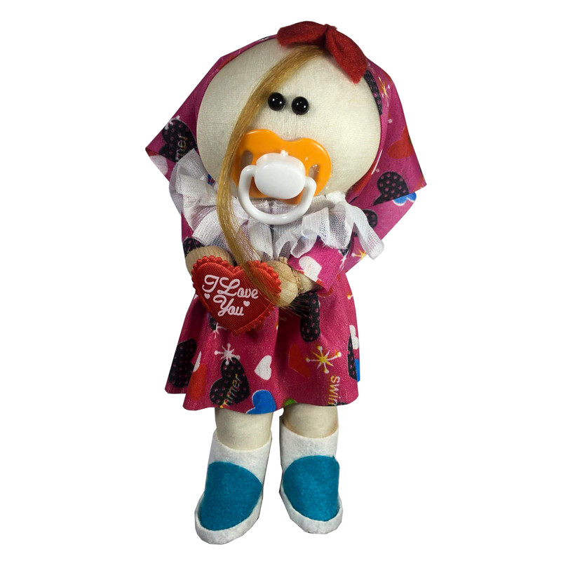 عروسک مدل دختر روسی کد 875 ارتفاع 23 سانتی متر