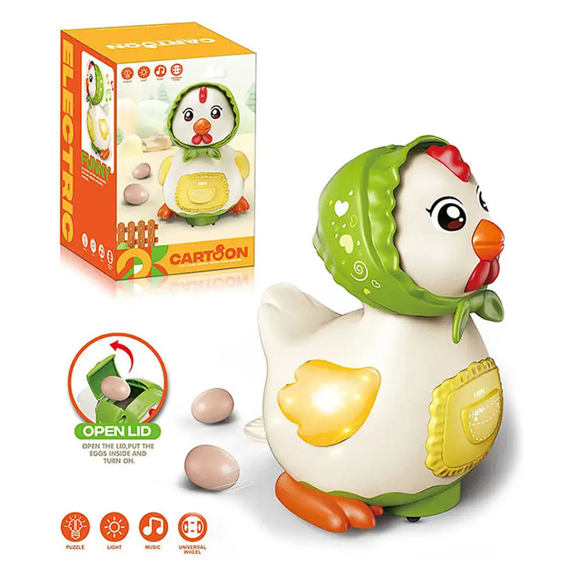 اسباب بازی مدل مرغ تخم گذار کد M06-B مجموعه 4 عددی