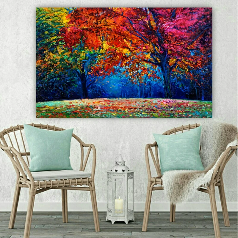 پوستر دیواری طرح  آبسترکت مدل ZB223