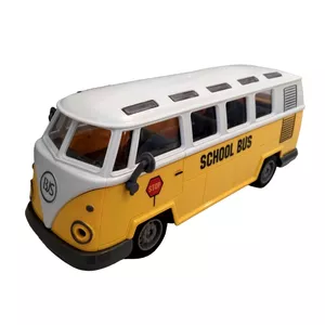 ماشین بازی کنترلی مدل اتوبوس مدرسه طرح فولکس واگن