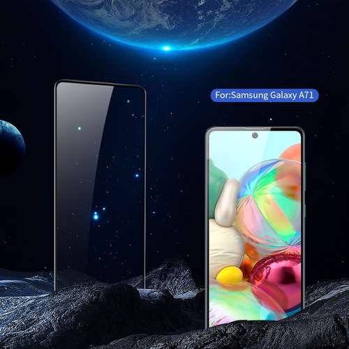 محافظ صفحه نمایش مدل FCG مناسب برای گوشی موبایل سامسونگ Galaxy A71 بسته دو عددی