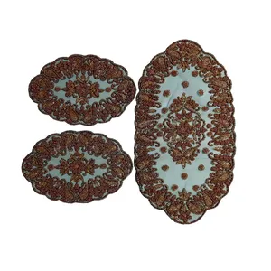 ست سه تکه رومیزی سوزن دوزی مدل A-75