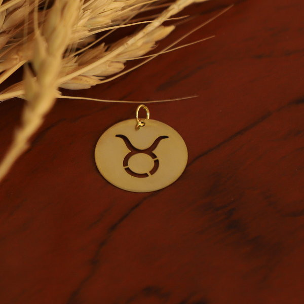 آویز گردنبند طلا 18 عیار زنانه الن نار مدل ماه تولد ارديبهشت N9526