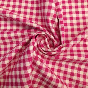 پارچه آشپزخانه عرض 1.4 متر 
صنایع نساجی گلچهر مدل چهارخانه رنگ سرخابی