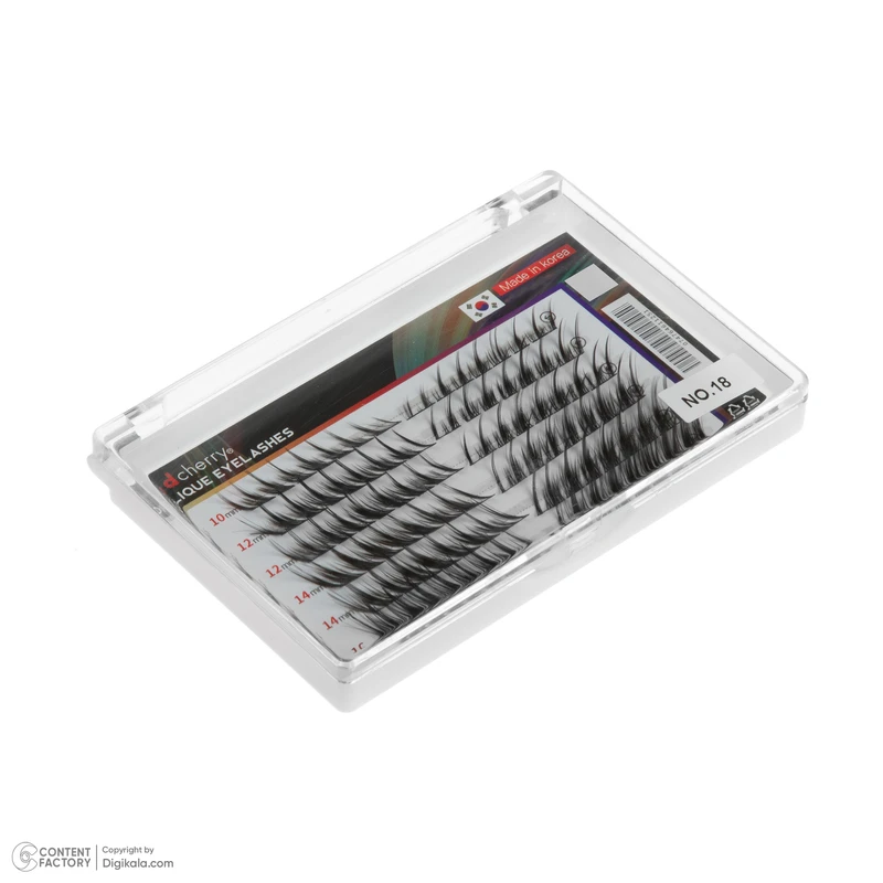 عکس شماره 2 : مژه مصنوعی رد چری مدل پالتی مسکو میکس