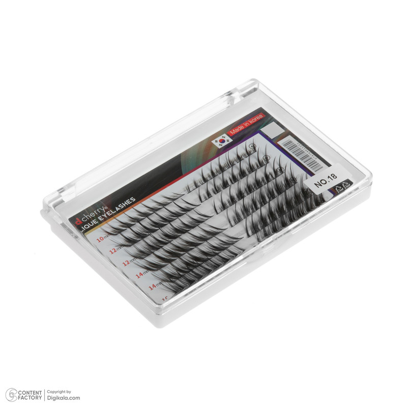 مژه مصنوعی رد چری مدل پالتی مسکو میکس