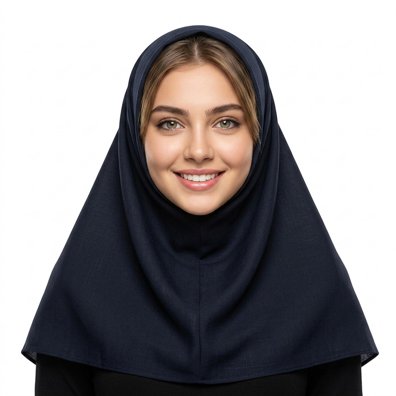 مقنعه زنانه الیاف طبیعی و نخی آنتی باکتریال - زدقارچ و زد ریزش مو و موخوره - زد الکتریسیته ساکن نساجی بروجرد مدل 06943
