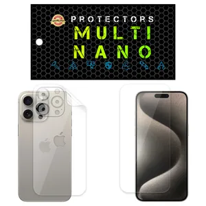 Multi Nano X-SFT Screen Protector For Apple iPhone 15 Pro Max with back skin