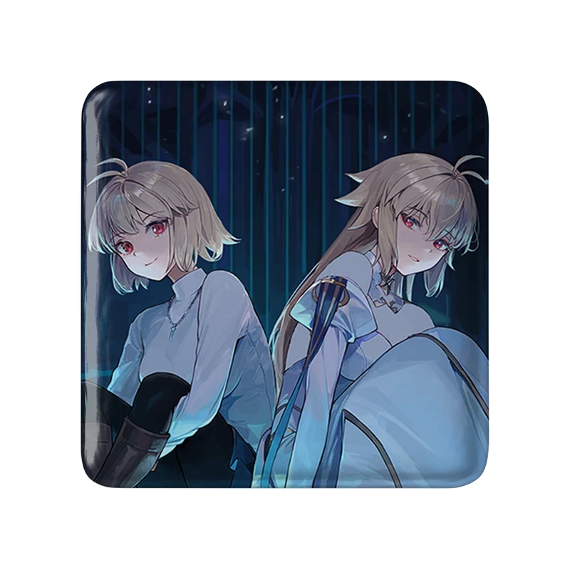 مگنت خندالو طرح بازی تسوکی هیمه‌ (Tsukihime) مدل مربعی کد 34557