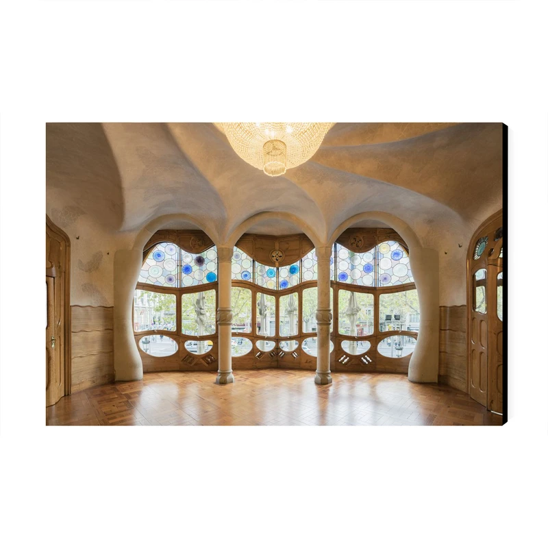 تابلو شاسی عرش طرح گردشگری اسپانیا مدل کازا باتیو یا خانه باتیو کد As6281