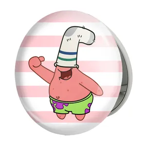 آینه جیبی خندالو طرح پاتریک مدل تاشو کد 24705 