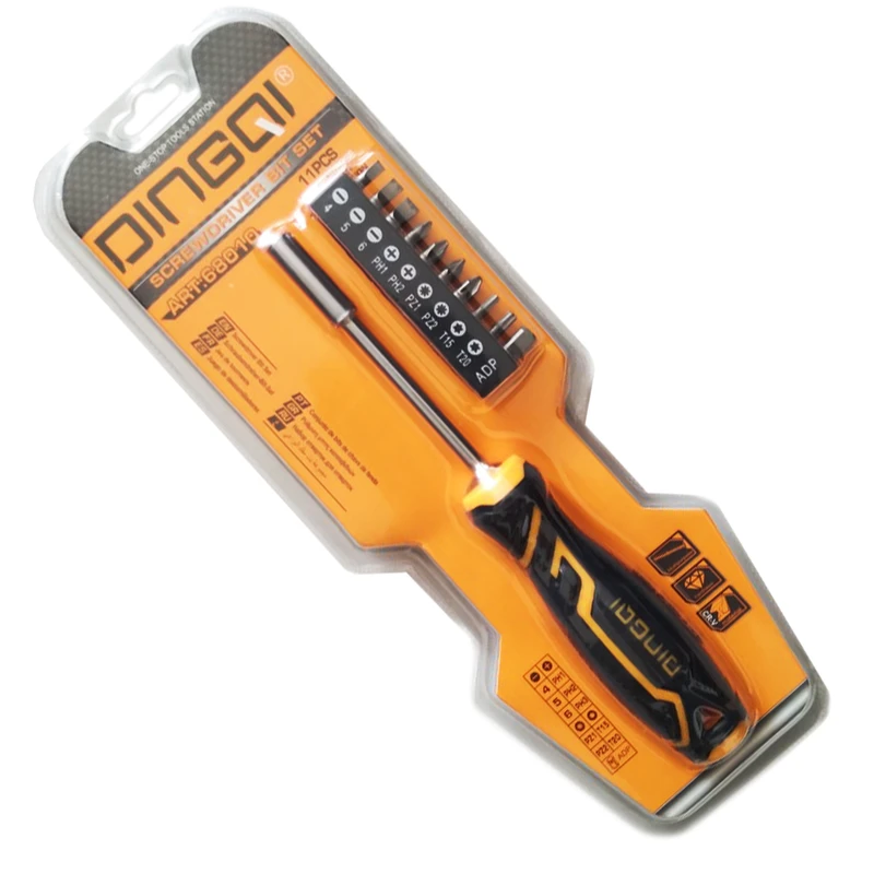 رابط سری پیچ گوشتی دینگشی مدل 68010 بسته 11 عددی