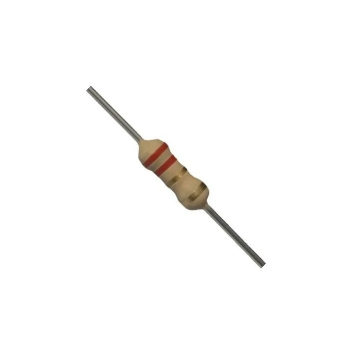 مقاومت 2.2 اهم 1/4 وات کد 620 بسته 200 عددی
