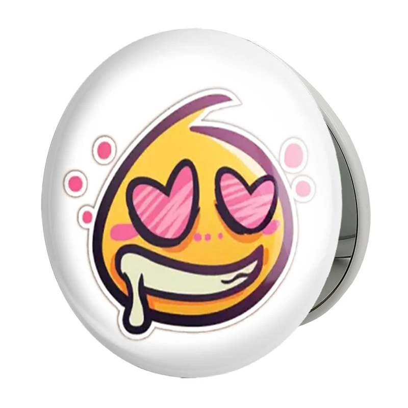 آینه جیبی خندالو طرح ایموجی Emoji مدل تاشو کد 5966 