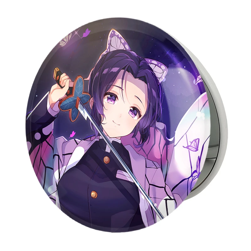 آینه جیبی خندالو طرح شینوبو کوچو انیمه شیطان کش مدل تاشو کد 13274 