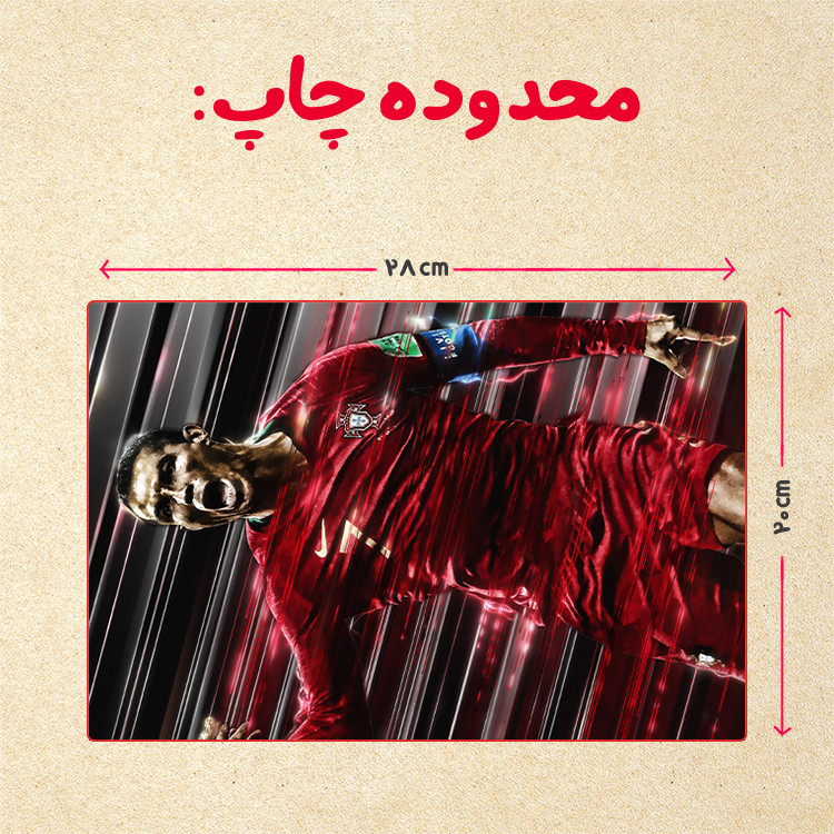 پازل 35 تکه مدل رونالدو کد 348