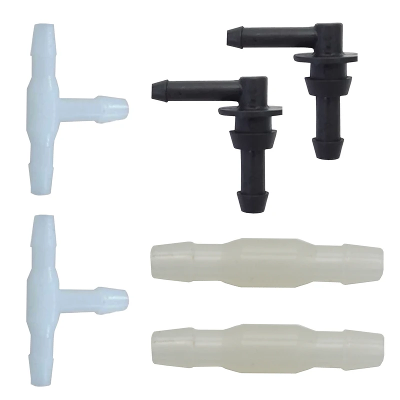  زانویی و سه راهی رابط شیلنگ آبپاش خودرو بیلگین مدل p3 مجموعه 6 عددی