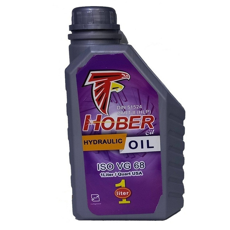 روغن هیدرولیک خودرو هوبر مدل VG 68 حجم 1 لیتر