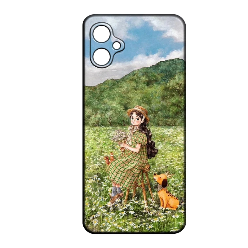 کاور طرح دخترانه کد 272 مناسب برای گوشی موبایل سامسونگ Galaxy A07