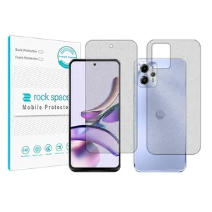Matte Rockspace HyMTT screen protector suitable for Motorola Moto G13 mobile phone with back protector