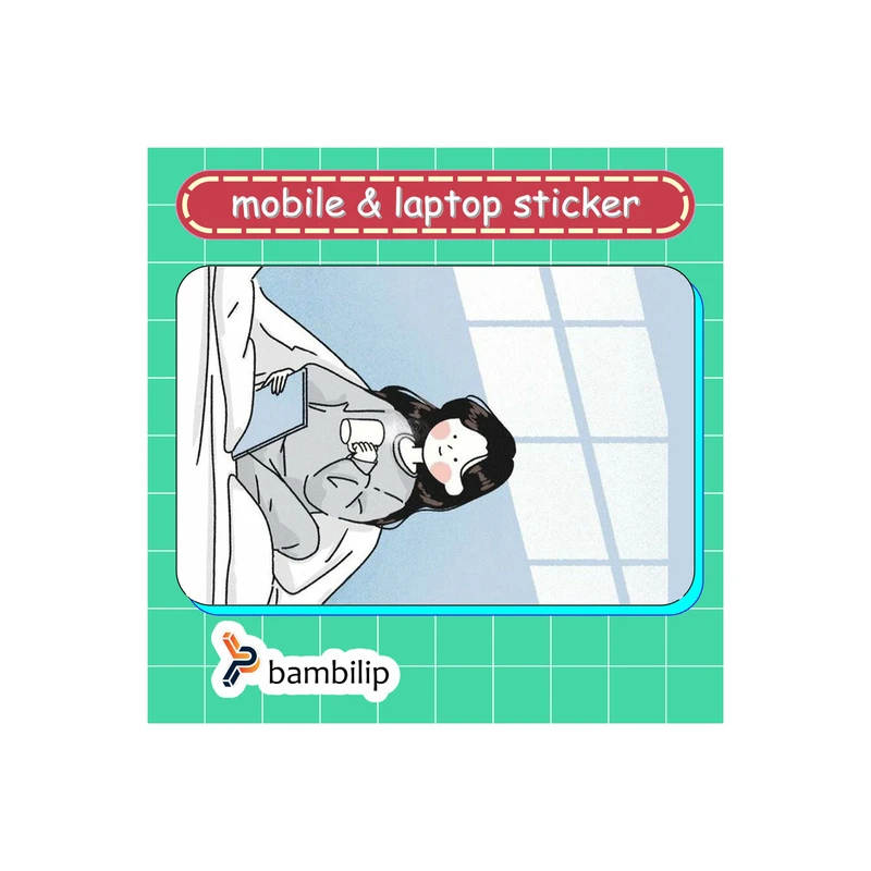 استیکر بامبیلیپ مدل کارت عابر طرح صبح یک روز   کد 7862504