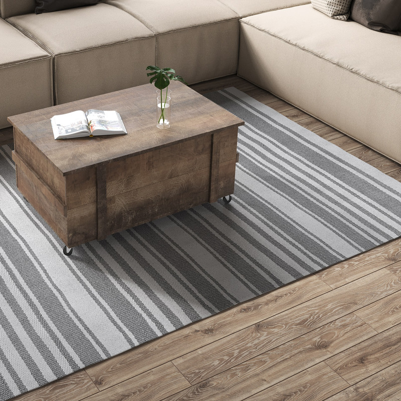 گلیم دستبافت سه و نیم متری مدل لارا کد 001