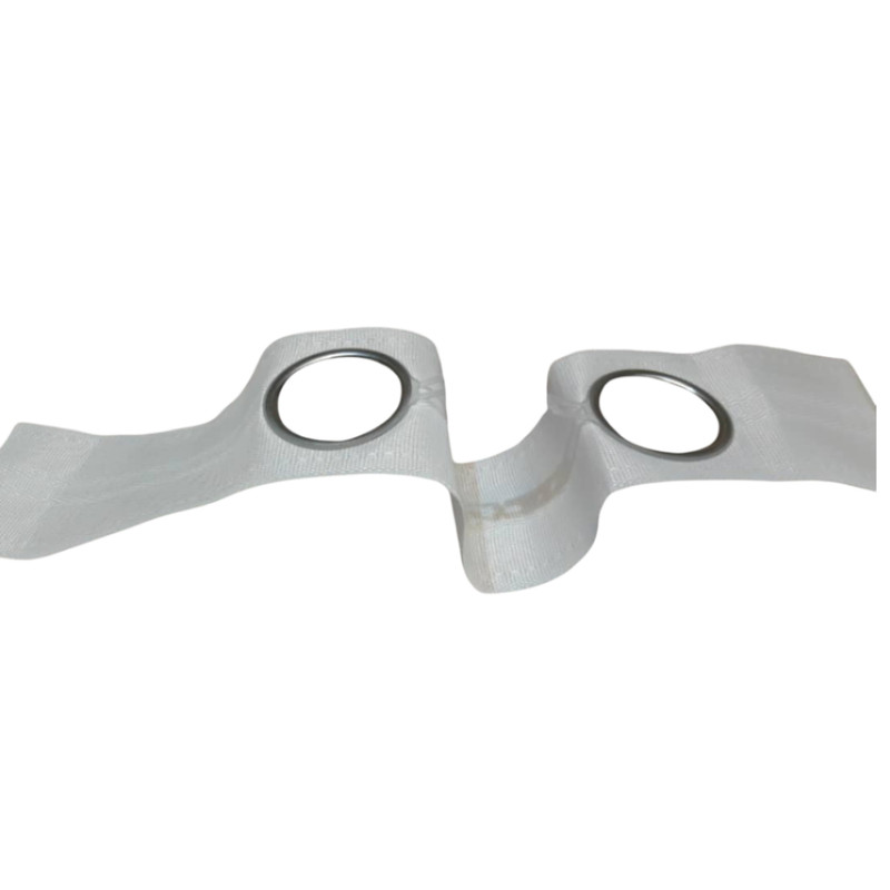 نوار پرده مدل پانچ PN10 طول 10 متر همراه با حلقه پلاستیکی