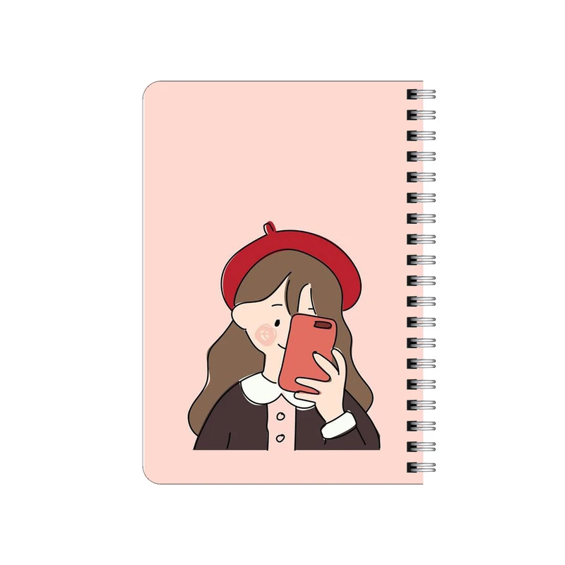دفترچه یادداشت بامبیلیپ مدل سلفی دخترونه با کلاه برت کد 7686316
